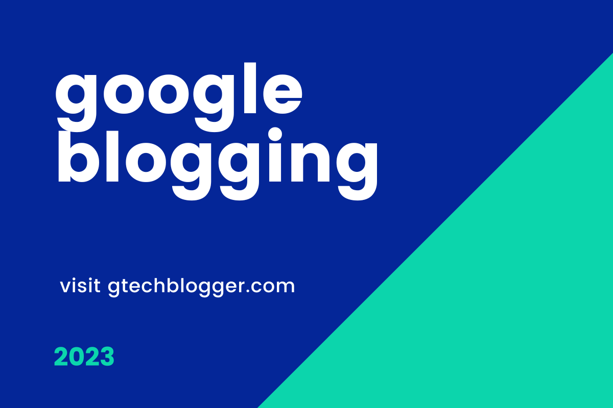 Google blogging